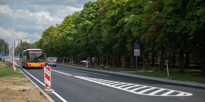 Zakończyło się weekendowe frezowanie ulicy Chodeckiej na odcinku Wyszogrodzka - Kondratowicza.