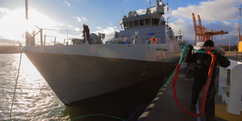 Niszczyciel min ORP „Mewa” przekazany Marynarce Wojennej w Gdyni