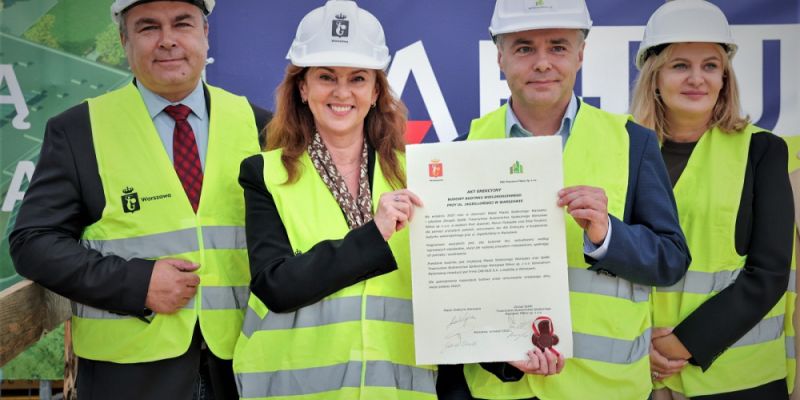Na Pradze Północ powstanie 207 nowych mieszkań. Wmurowano kamień węgielny pod inwestycję TBS