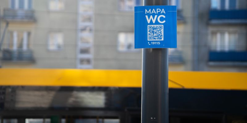 Mapa WC w telefonie – nowe tabliczki w stolicy