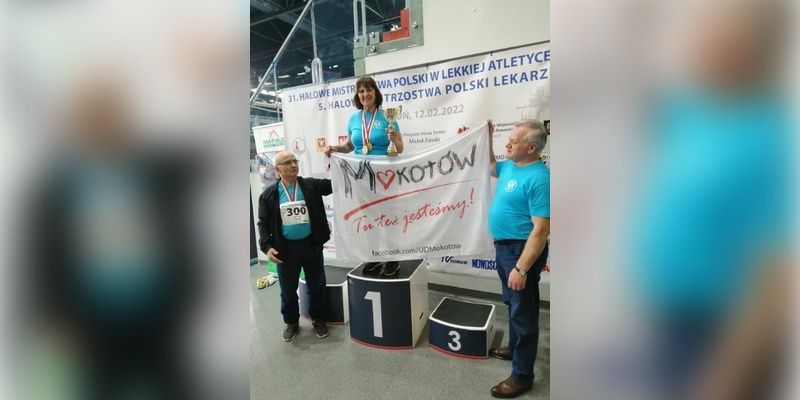 Mieszkanka Mokotowa potrójną Mistrzynią Polski w lekkiej atletyce w kategorii Masters!