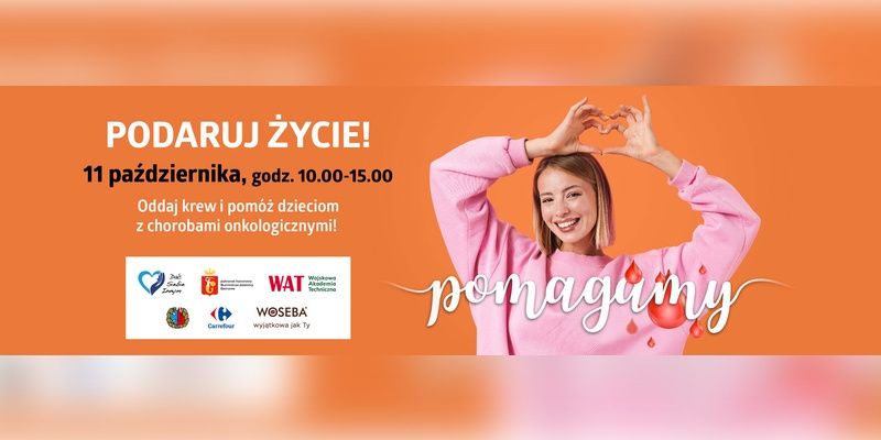 Oddaj krew w Galerii Bemowo i pomóż dzieciom chorym onkologicznie