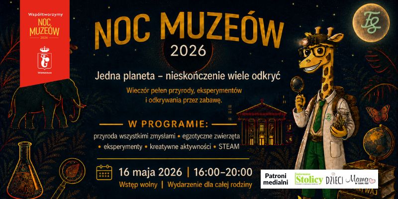 Noc Muzeów 2026 w Szkole Podstawowej Fundacji Szkolnej - „Jedna planeta – nieskończenie wiele odkryć”