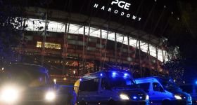 Stołeczna policja dbała o bezpieczeństwo podczas meczu na Stadionie Narodowym