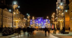 Świąteczna iluminacja w Warszawie