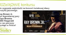 Rozwiązanie konkursu -  Wygraj wejściówki na koncert światowej sławy muzyka jazzowego