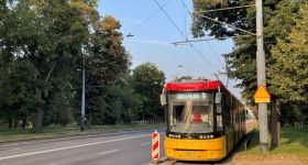 Ruch tramwajowy w al. Waszyngtona zostanie wstrzymany na trzy tygodnie