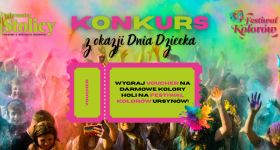 KONKURS z okazji Dnia Dziecka – wygraj vouchery na kolory Holi na Festiwal Kolorów Ursynów