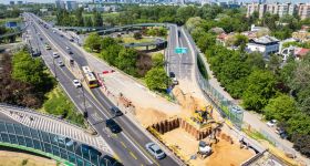 Jak idą prace na budowie wiaduktu Trasy Łazienkowskiej?