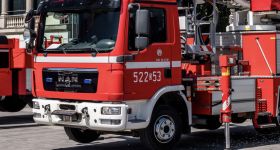 Pożar w hotelu pod Żyrardowem. Ewakuowano wszystkich gości i pracowników