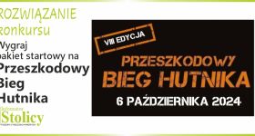 [ROZWIĄZANIE KONKURSU] Wygraj pakiet startowy na Przeszkodowy Bieg Hutnika