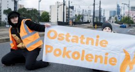 Ostatnie Pokolenie zapowiedziało regularne blokady ważnej stołecznej arterii