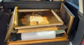 Obrazy Kossaka i Karpińskiego odzyskane przez mokotowskich policjantów