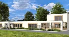 Postępy na budowie żłobka przy ulicy Wyspowej: Konstrukcja nowego obiektu na Targówku została ukończona