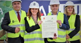 Na Pradze Północ powstanie 207 nowych mieszkań. Wmurowano kamień węgielny pod inwestycję TBS