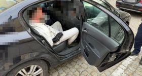 Szaleńcza jazda BMW. Zatrzymany z trzema zakazami